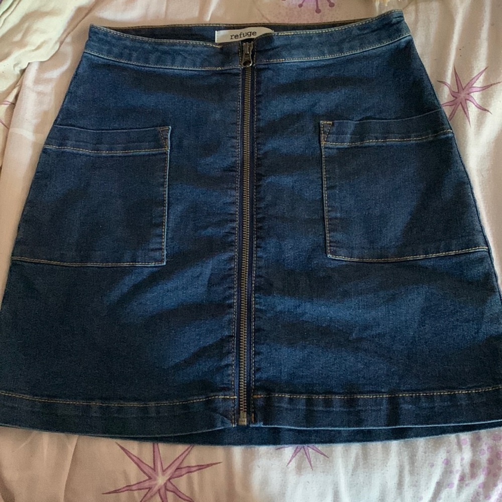 denim jean skirt